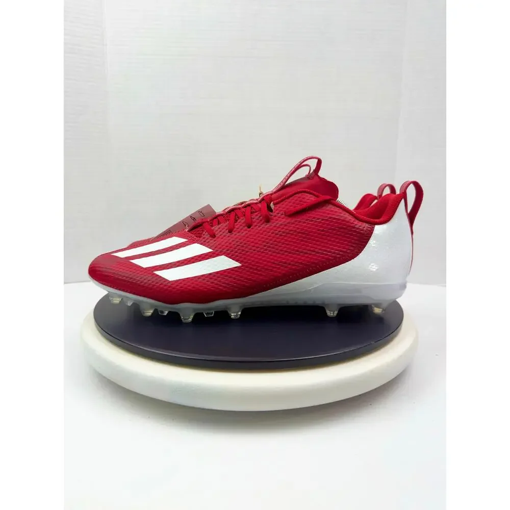 Adidas Adizero Spark Mens 13.5 Team Power Red Cloud White GV9086 Football Cleats